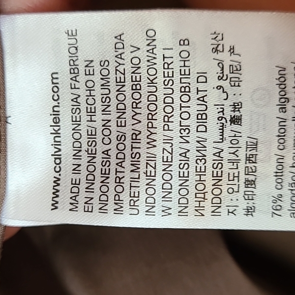 Calvin Klein brown stretch dress shirt - Picture 12 of 15